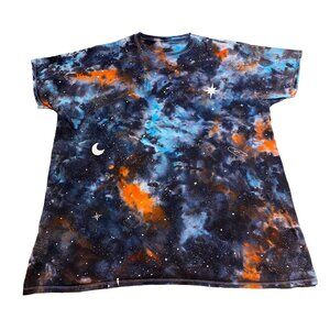 Galaxy Dyed Adult Tee Shirt || Extra Large
